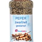 Peper zwart/wit