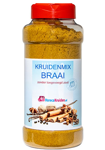 jurk Aannemer Samenstelling Kruidenmix Braai 500g - online kopen bij Horecakruiden.nl